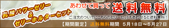 【期間限定】 乳酸パワーゼリーとゼリーホルダーのセットで送料無料 5月27日まで!