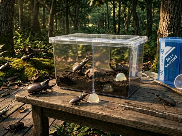 クリアースライダーの仕切りを使った使用例